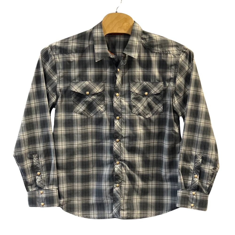 Basin + Range Men's Snap Up Western Shirt Size L